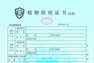 国家林业和草原局办公室关于启用新版《植物检疫证书》的通知
